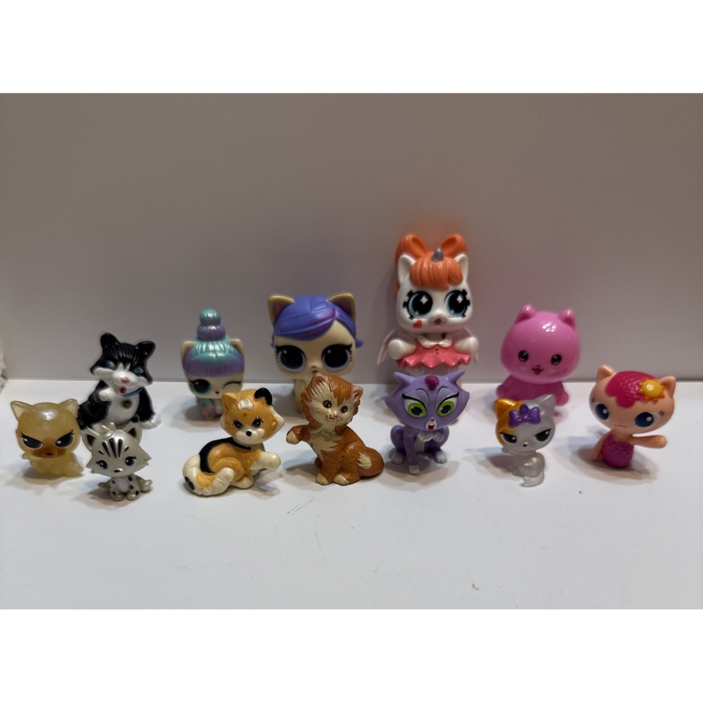 Lot Of 12- Mixed Cats Disney Barbie LPS LOL Vintage And Current